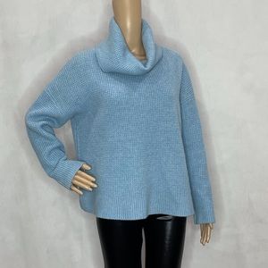 FORTE CASHMERE COWL NECK KNIT SWEATER